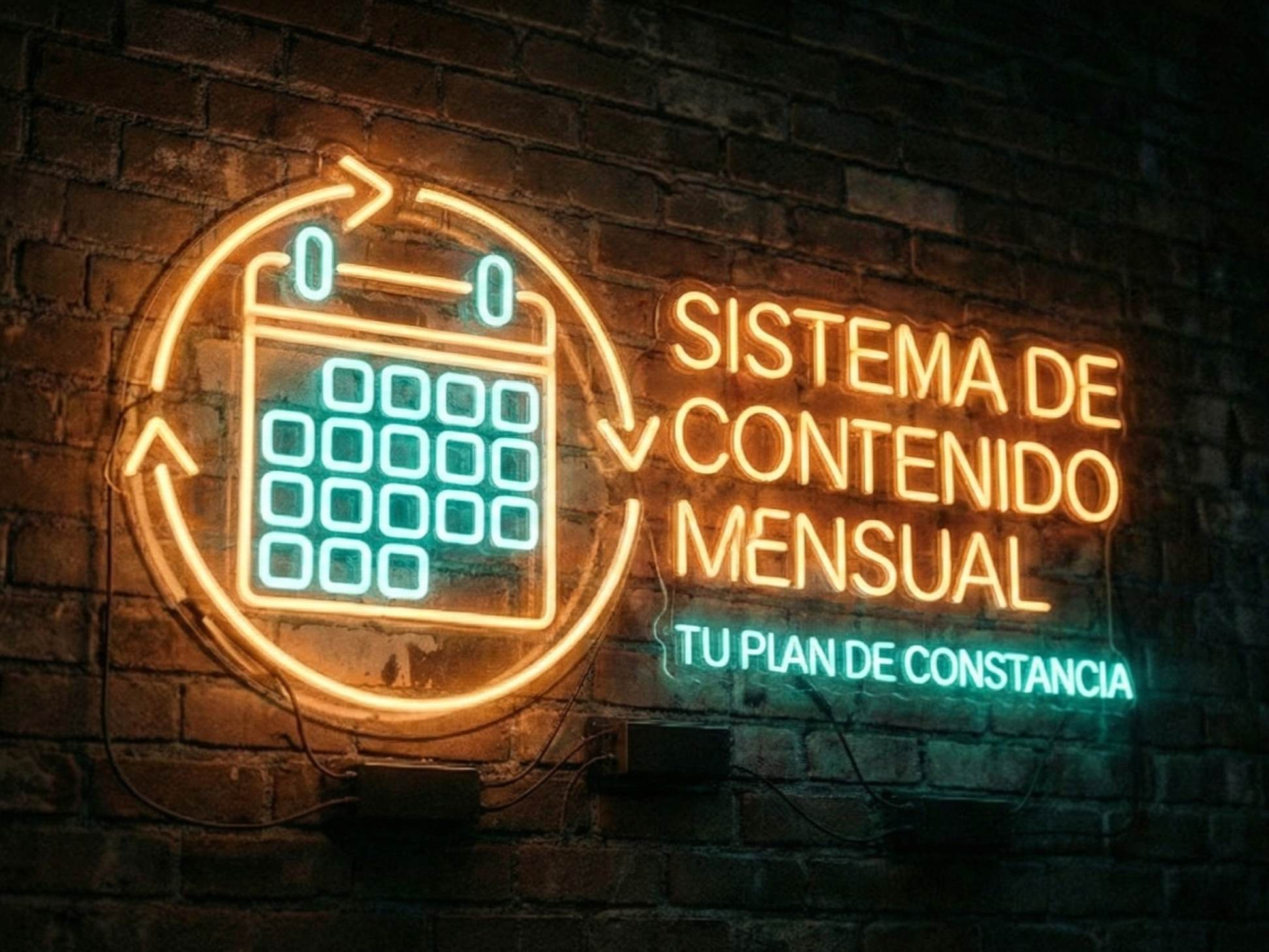 Tu sistema de contenido mensual: cómo dejar de publicar solo cuando te inspiras