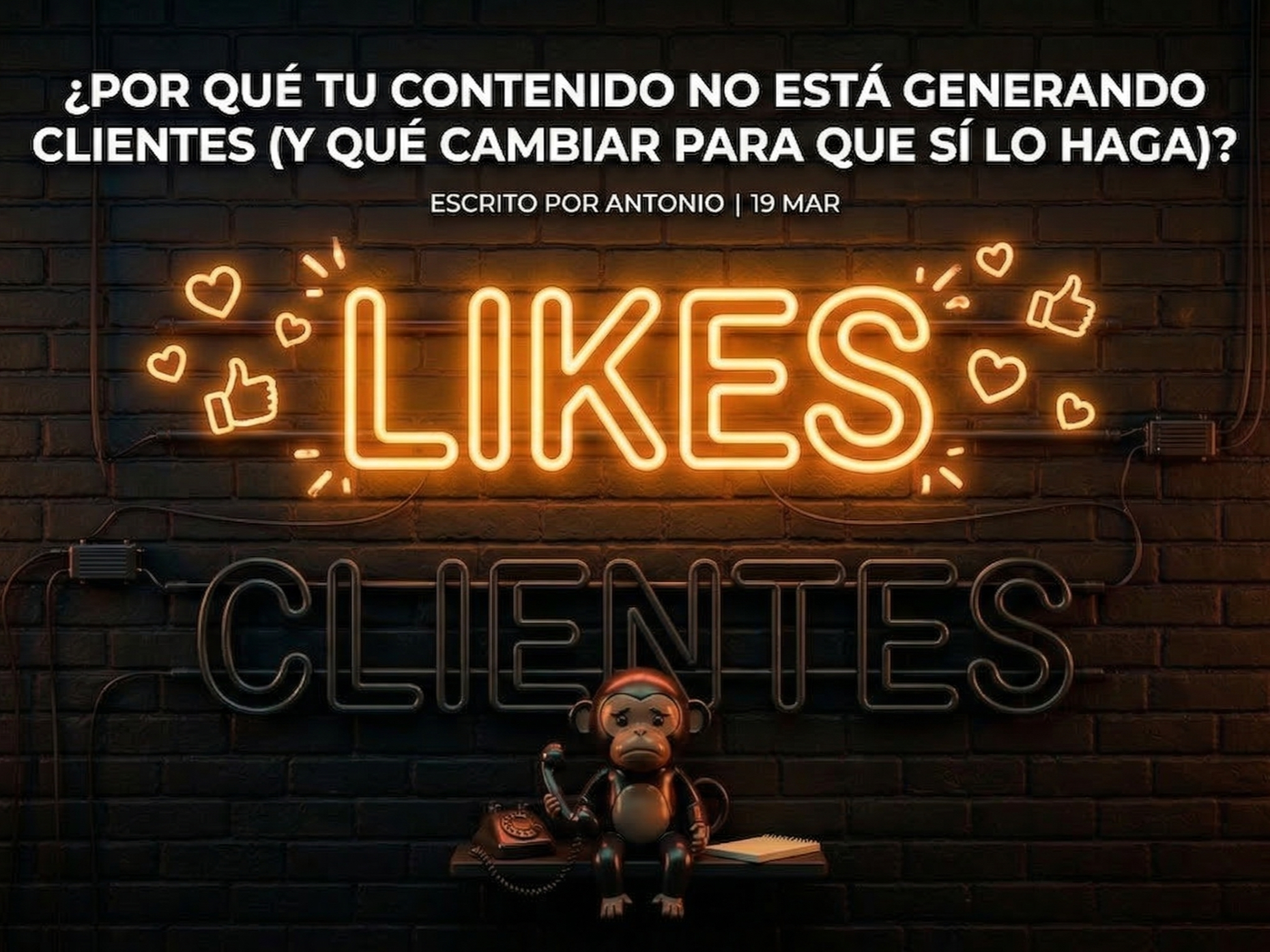 Por qué tu contenido no está generando clientes (y qué cambiar para que sí lo haga)