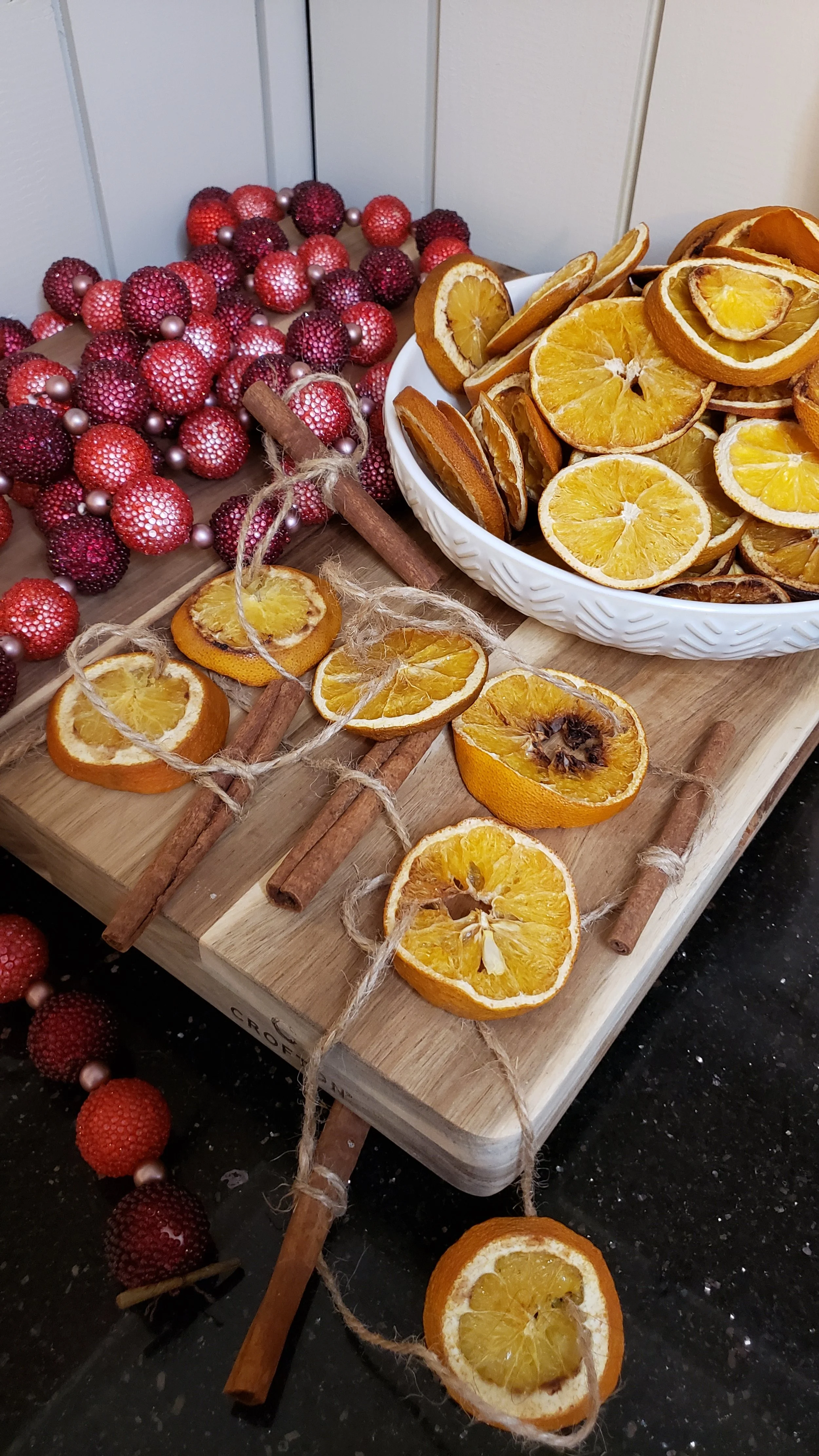 Dried Holiday Garland