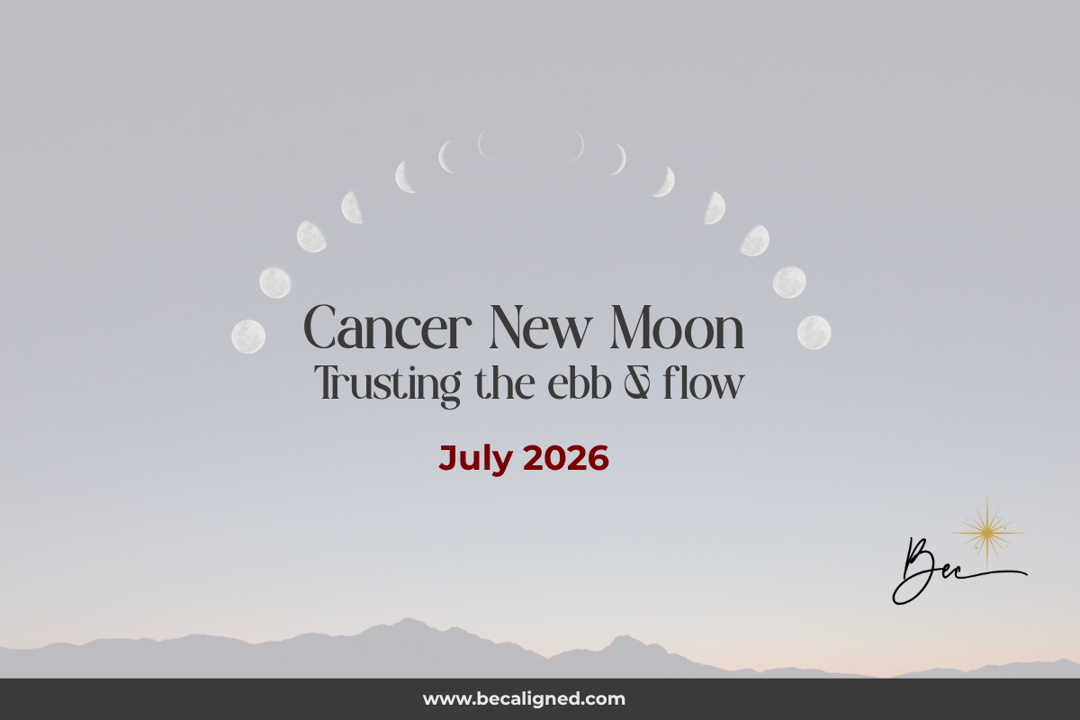 Cancer New Moon - Trusting the Ebb and the Flow