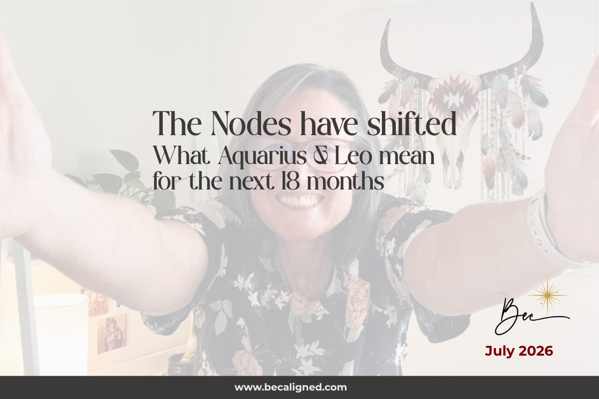 The Nodes Have Shifted, What Aquarius and Leo Mean for the Next 18 Months