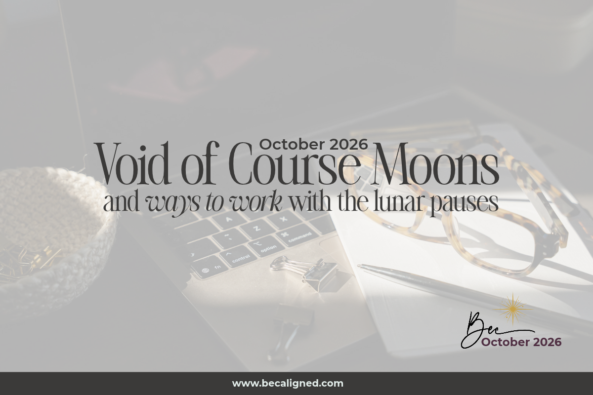 October Lunar Pauses