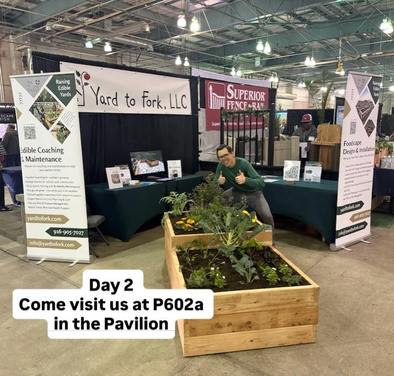 We&rsquo;re ready to go for Day 2 of the @homeandlandscapeexpo and we can&rsquo;t wait to see all the friendly faces. Stop by the Yard to Fork booth and enter for a chance to win a free garden consultation! Don&rsquo;t have tickets yet? Use code EXPO