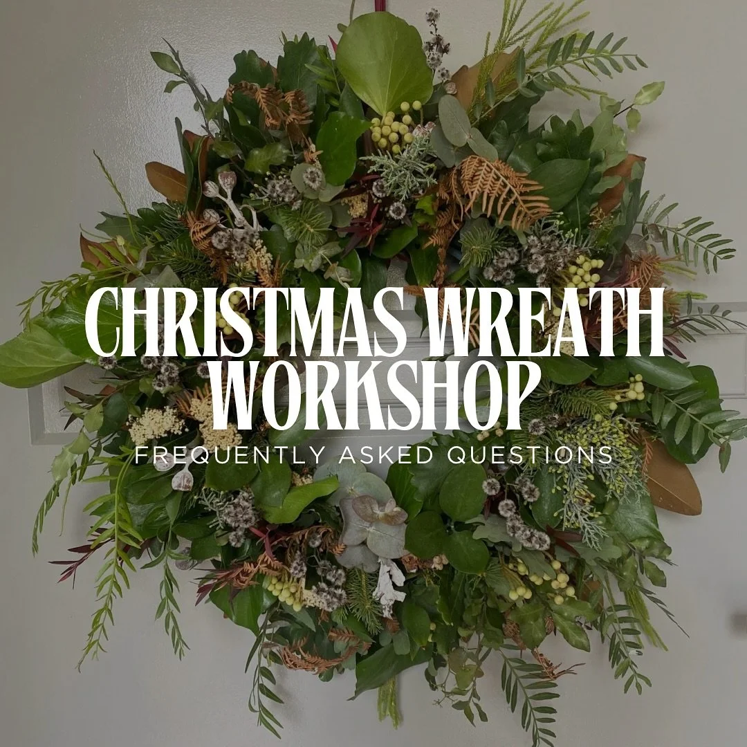 Only one week to go until our Christmas Wreath Workshop! ✨

If you&rsquo;ve been thinking about joining us, now&rsquo;s the time . Tickets are available until Thursday 20 November 8pm.

Today&rsquo;s post answers the most common questions so you know