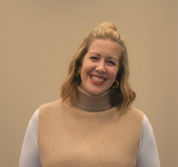 Abstract pattern with black semi-circles and quarter circles on a beige background.