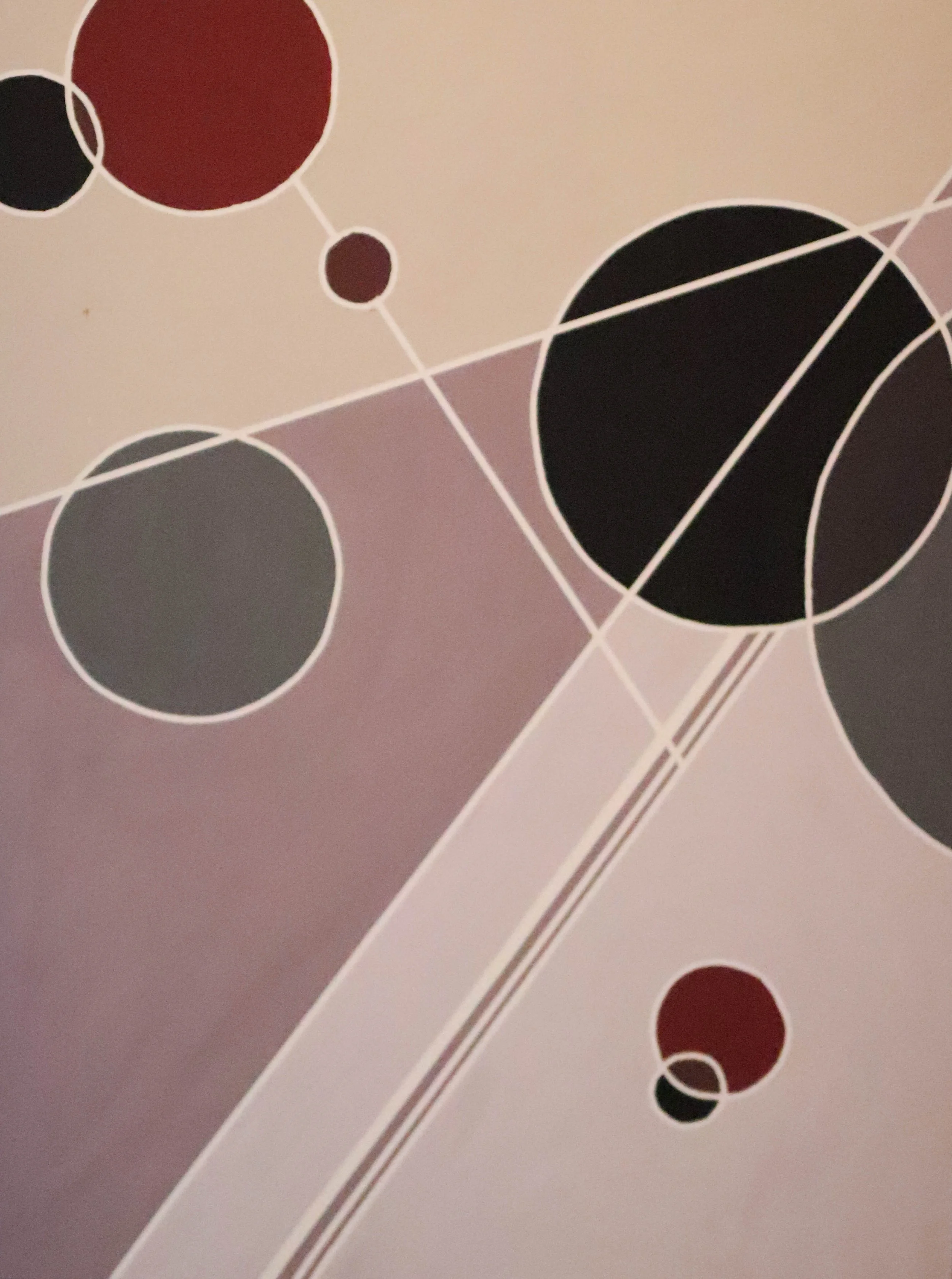 Dispersion. Acrylic on board, 46x61cm, 2017.