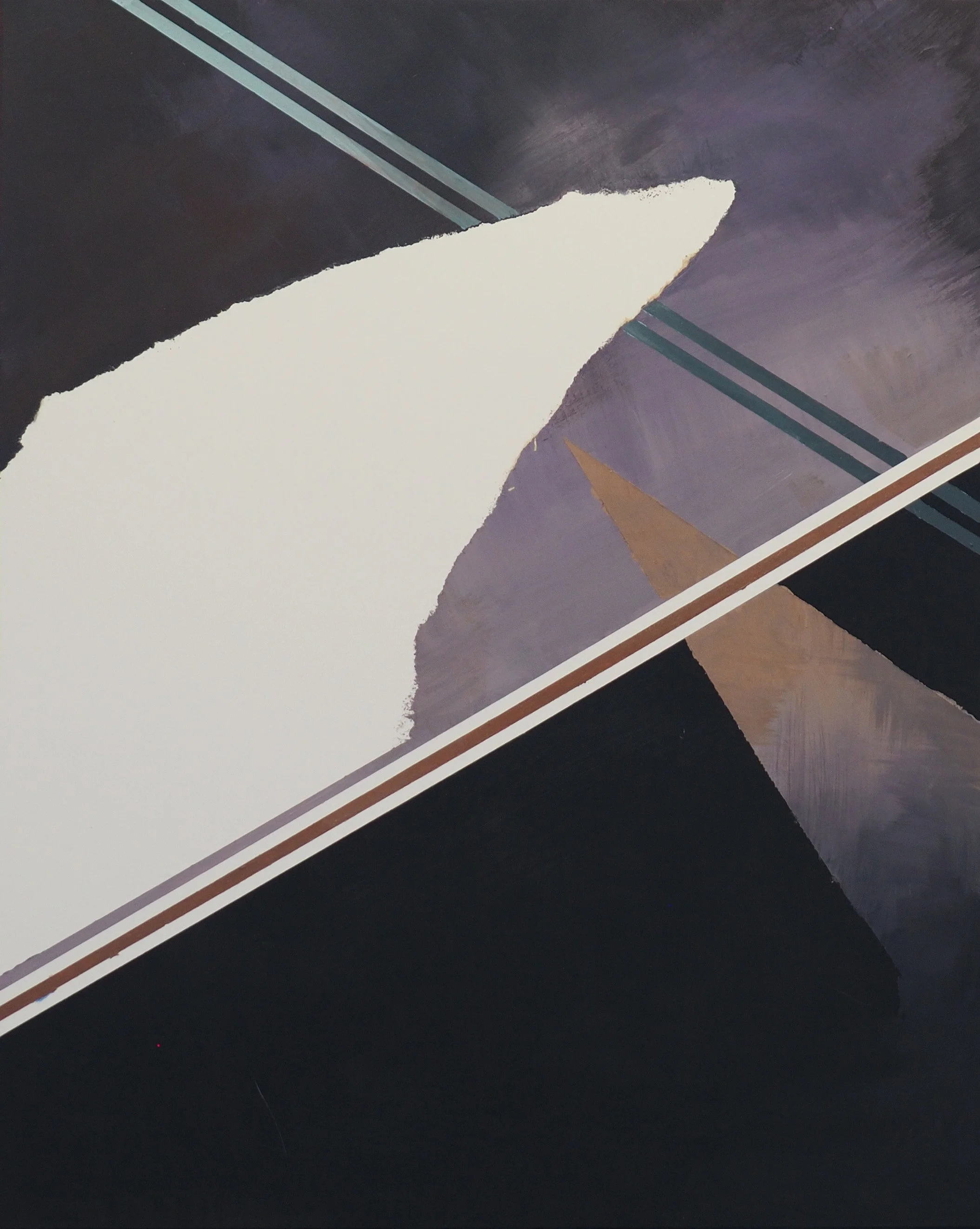 Tired of Being Empty. Acrylic on board, 24x30cm, 2020.