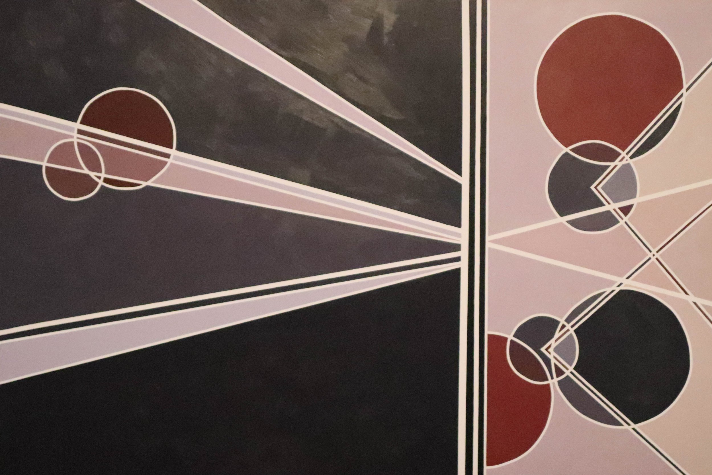 Becoming. Acrylic on board, 91x46cm, 2017.