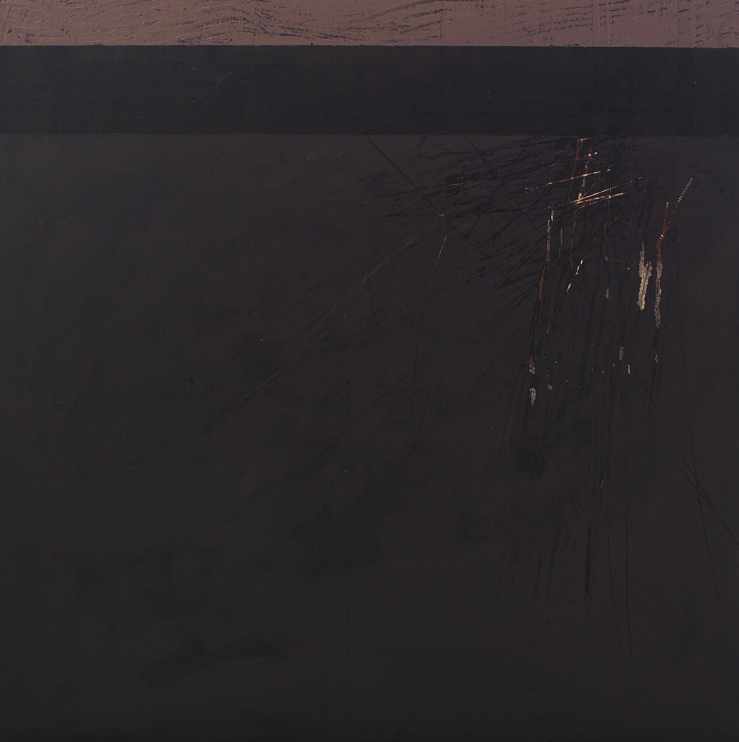 Untitled. Acrylic on board, 41x41cm, 2018.