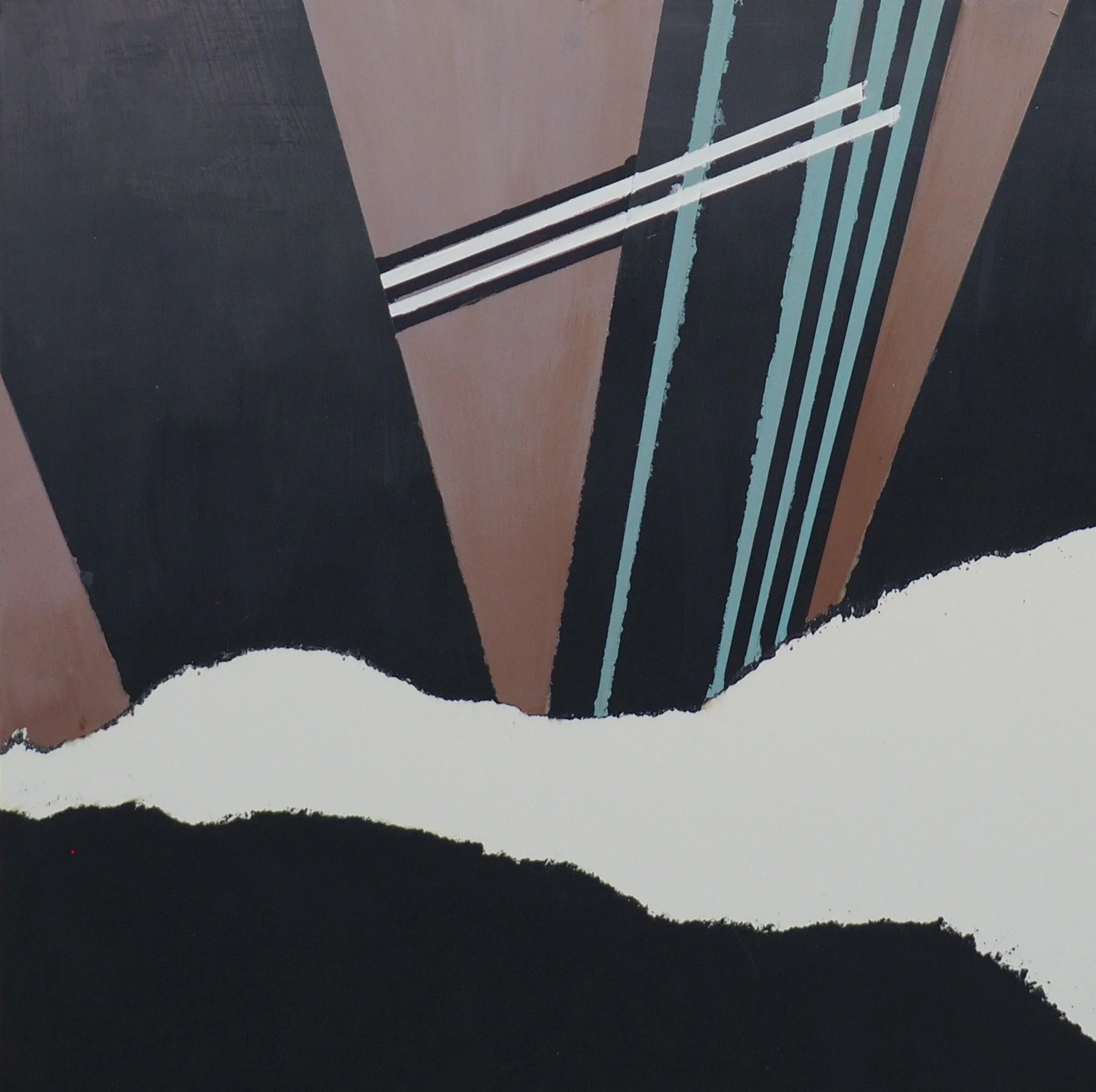 The Only One With a Future. Acrylic on board, 20x20cm, 2020.