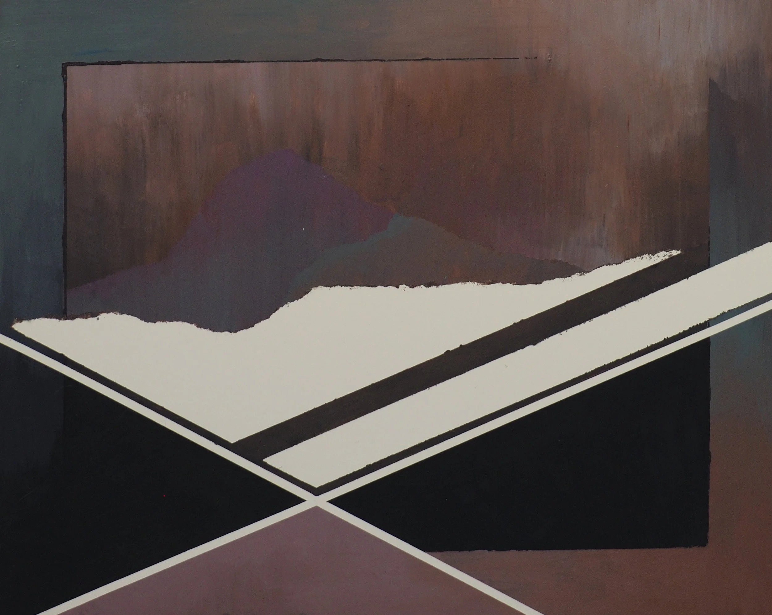 The Bitter Resignation. Acrylic on board, 30x24cm, 2020.