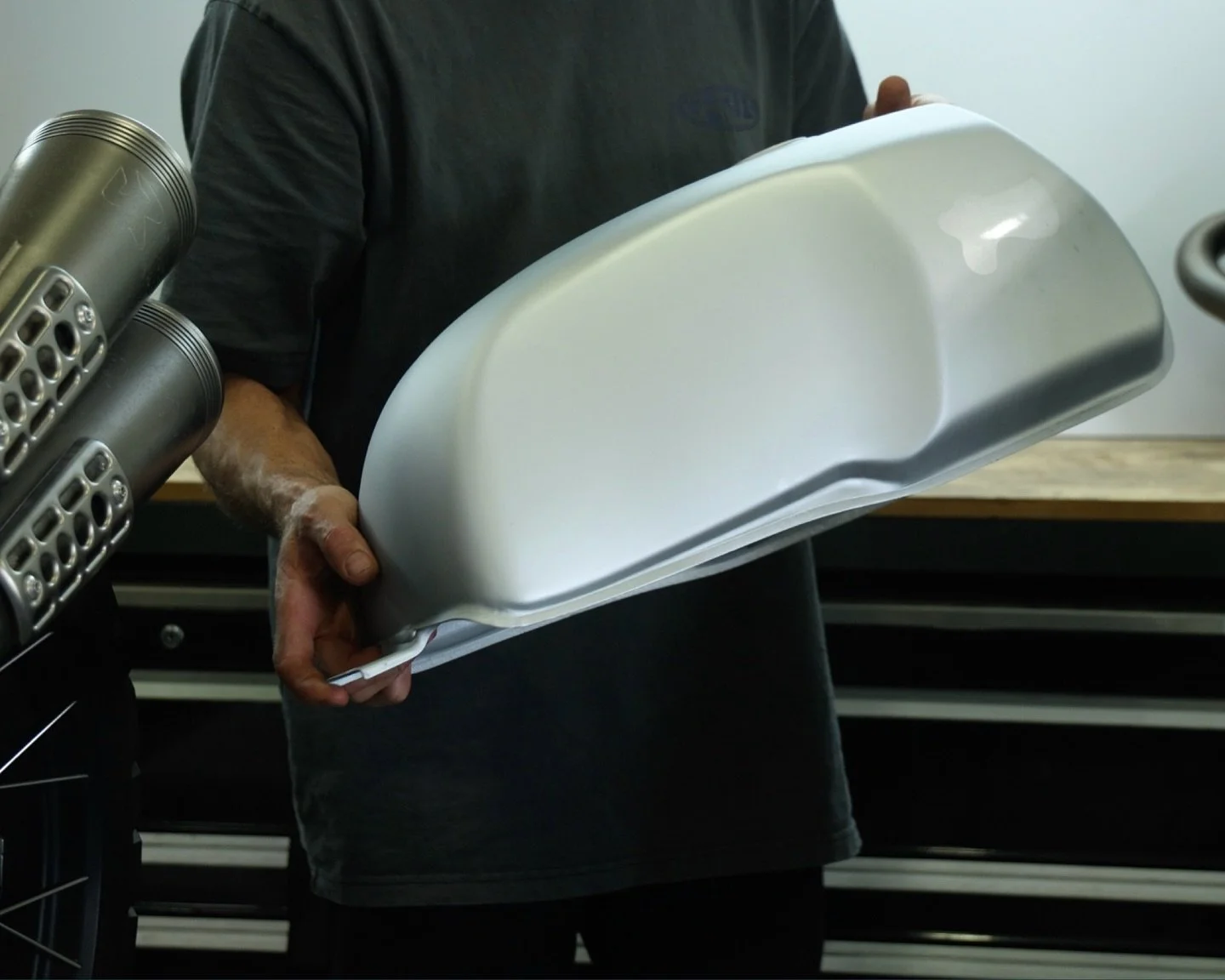 Life&rsquo;s good and motorcycles are better, clawed back some time for myself lately and joined @bmwmotorradaus @deusexmachina.au and @ellaspede to build my beloved R Nine T Scrambler into a bike that can (hopefully) hold its own against the brand n