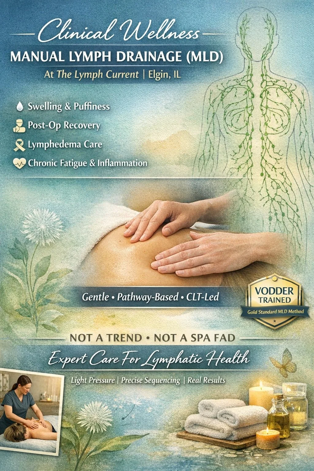 Not sure which lymphatic drainage session to book? Choose MLD if…