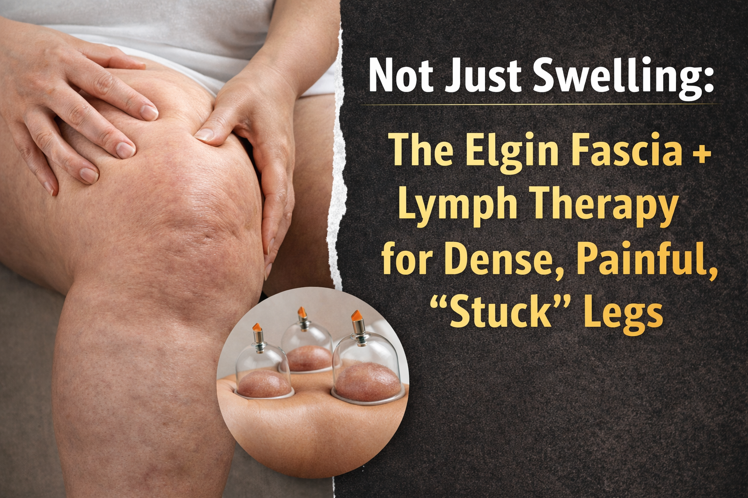 Not Just Swelling: The Elgin Fascia and Lymph Therapy for Dense, Painful, Heavy Legs