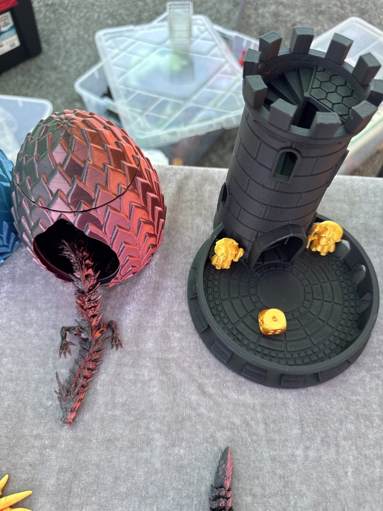 Dragon, Egg and Tower Triple Combo
