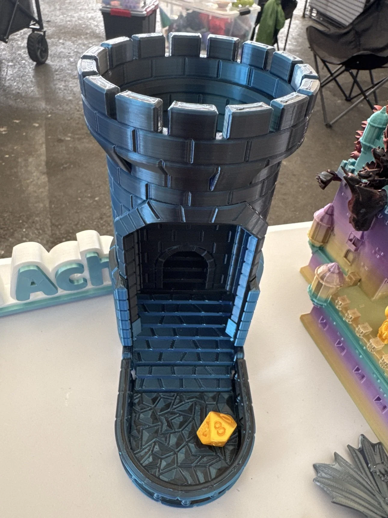 Spiral Castle Dice Tower