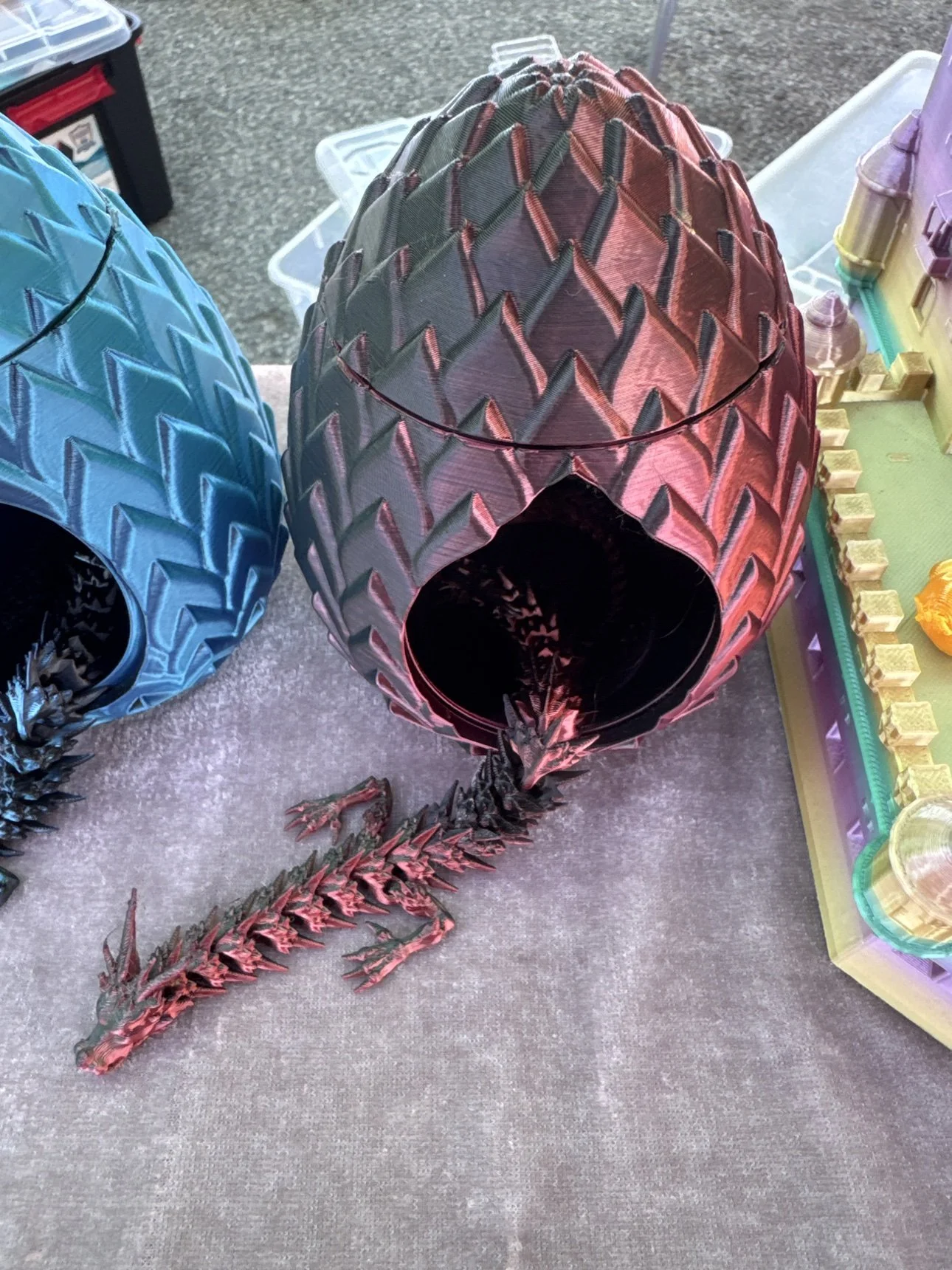 Dragon Egg with Baby Dragon