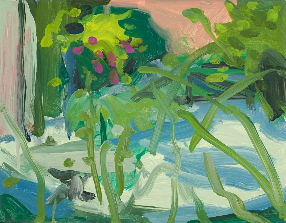   Plants and Shadows  | 2025 | oil on panel | 11" x 14" 