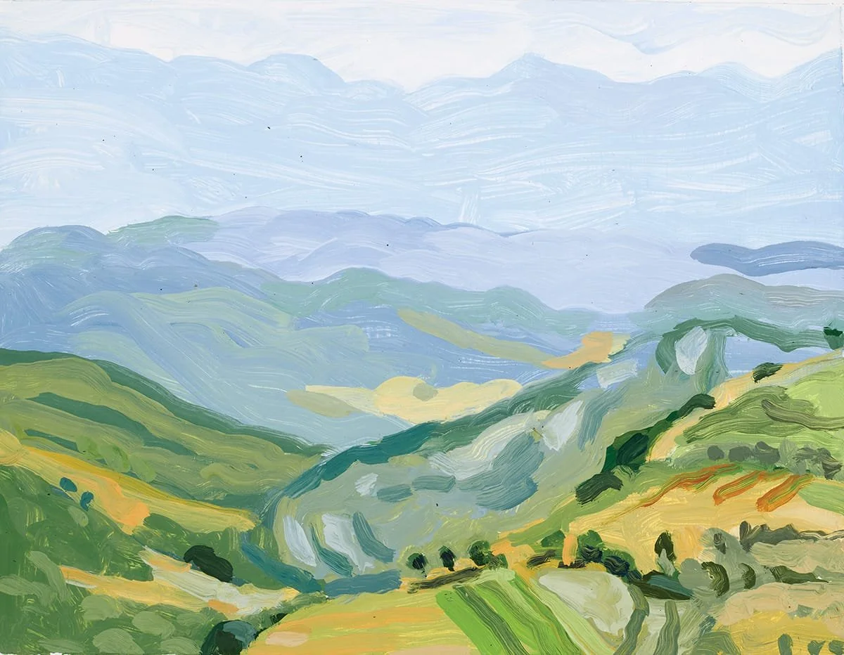   Sibillini Mountains, Italy  | 2023 | oil on panel | 11 x 14” 
