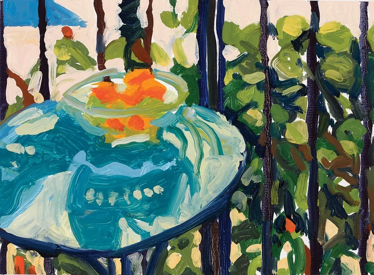   Naples Tabletop  | 2022 | oil on paper | 11 x 15” 