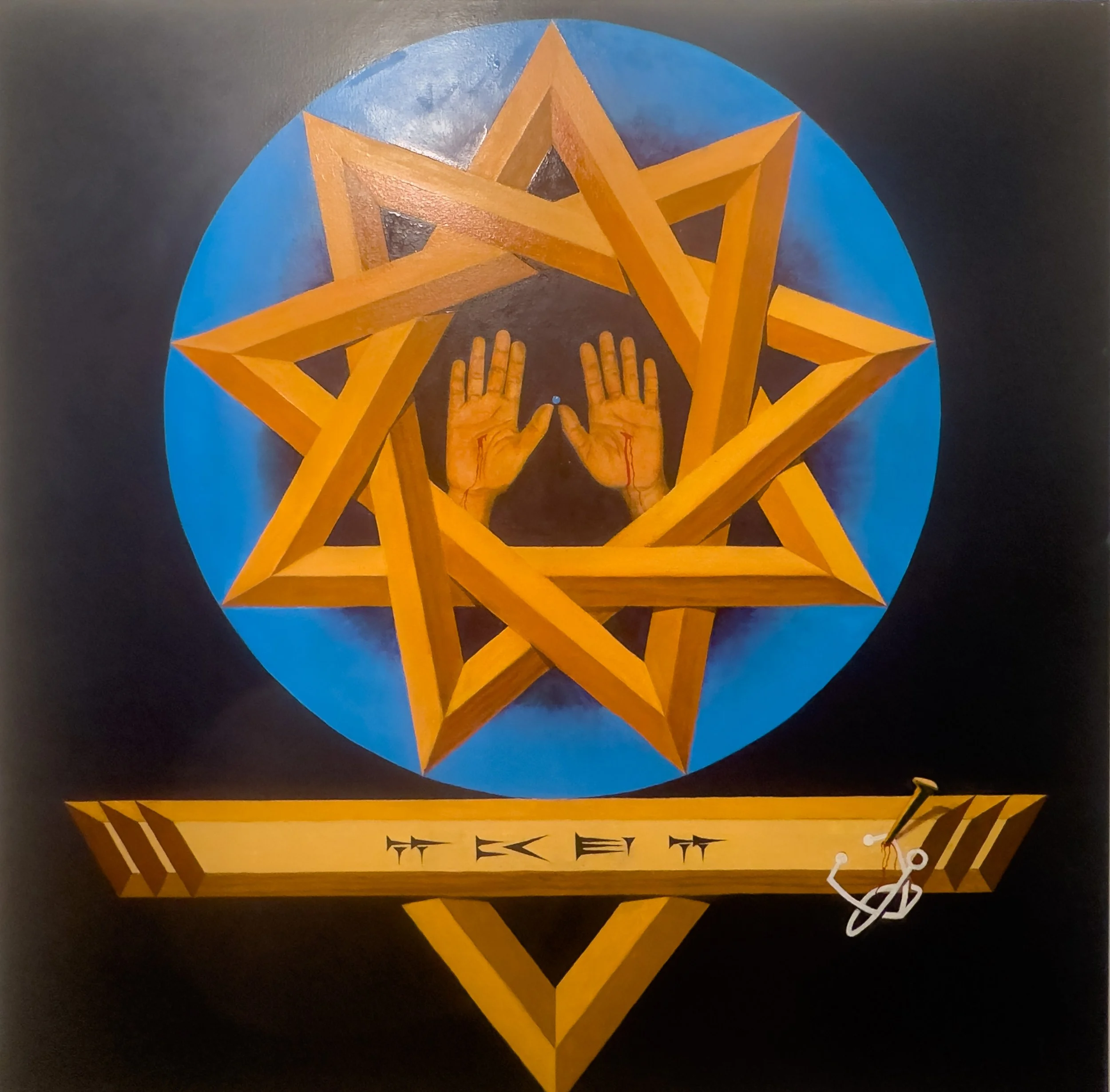 Celeste Blue Nine
40"x48"  Oil on Canvas NFS