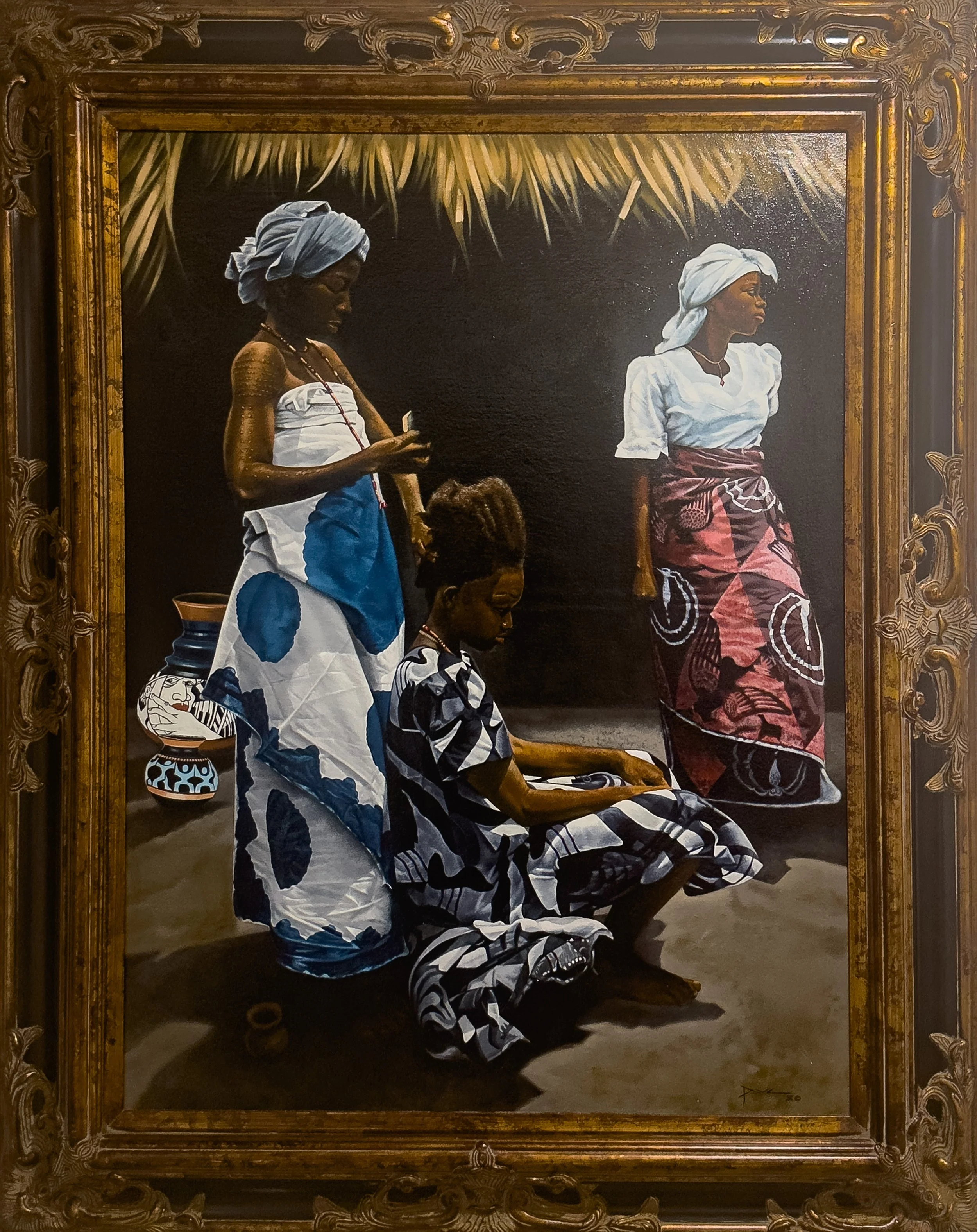 Combing the Kitchen
30"x40"  Oil on Canvas $75,000