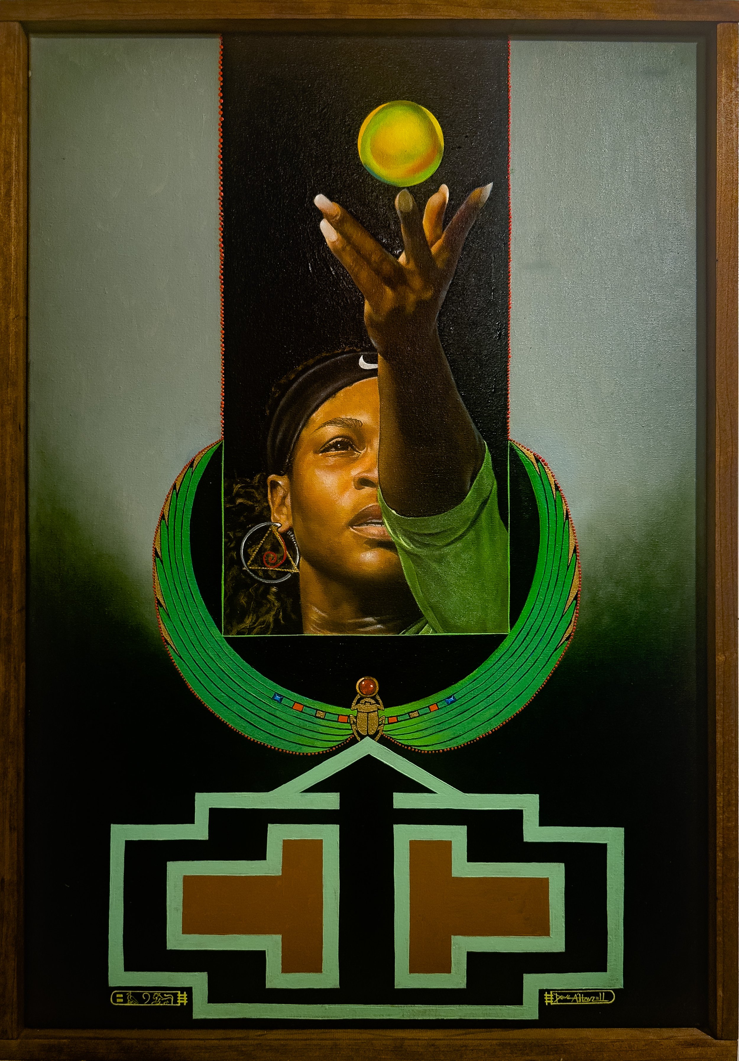 Serena in the Golden Spiral
24"x36"  Oil on Canvas $67,000