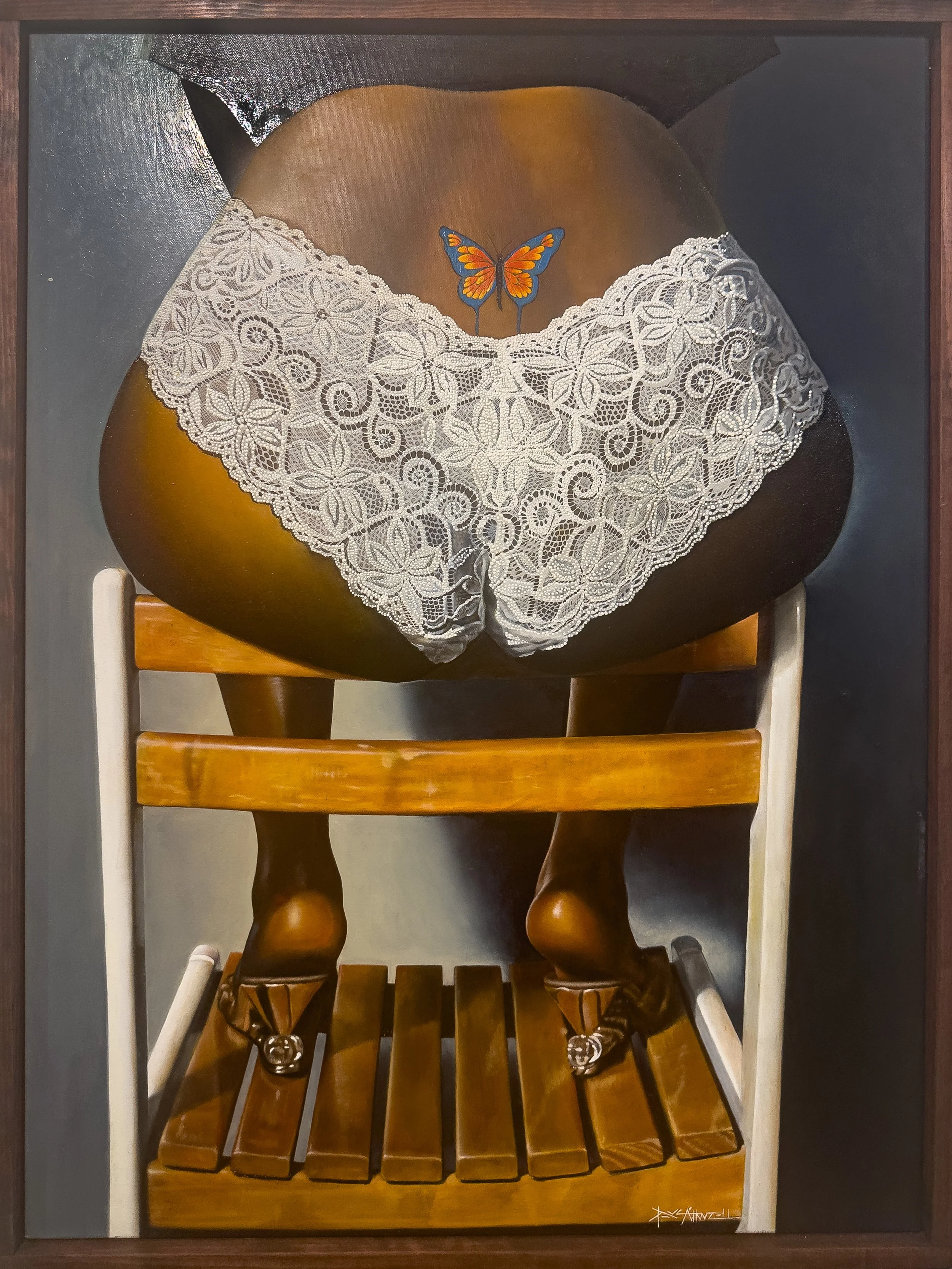 Ruth Sitting on Back of Chair
30"x40"  Oil on Canvas $41,000