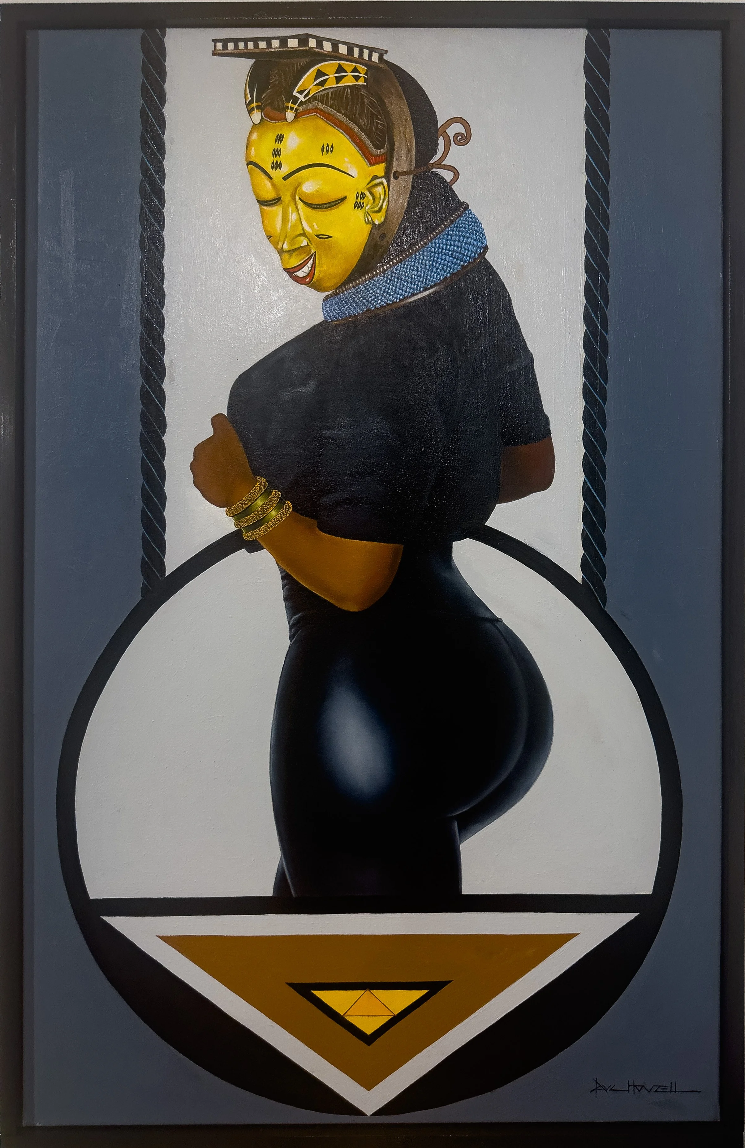 Black Booty in Mask
30"x48"  Oil on Canvas $41,000