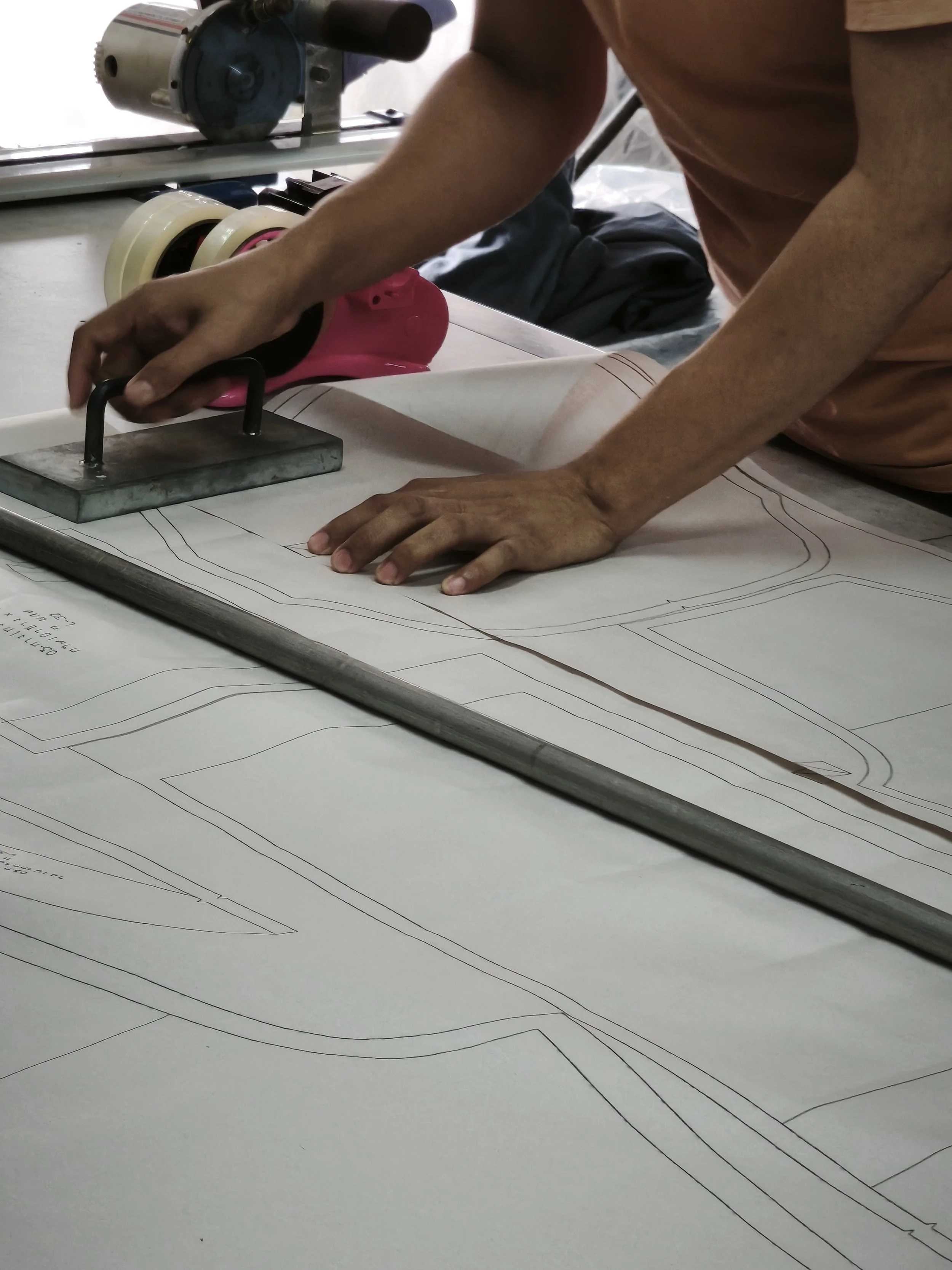In-House Garment Cutting Preparation and Pattern Layout