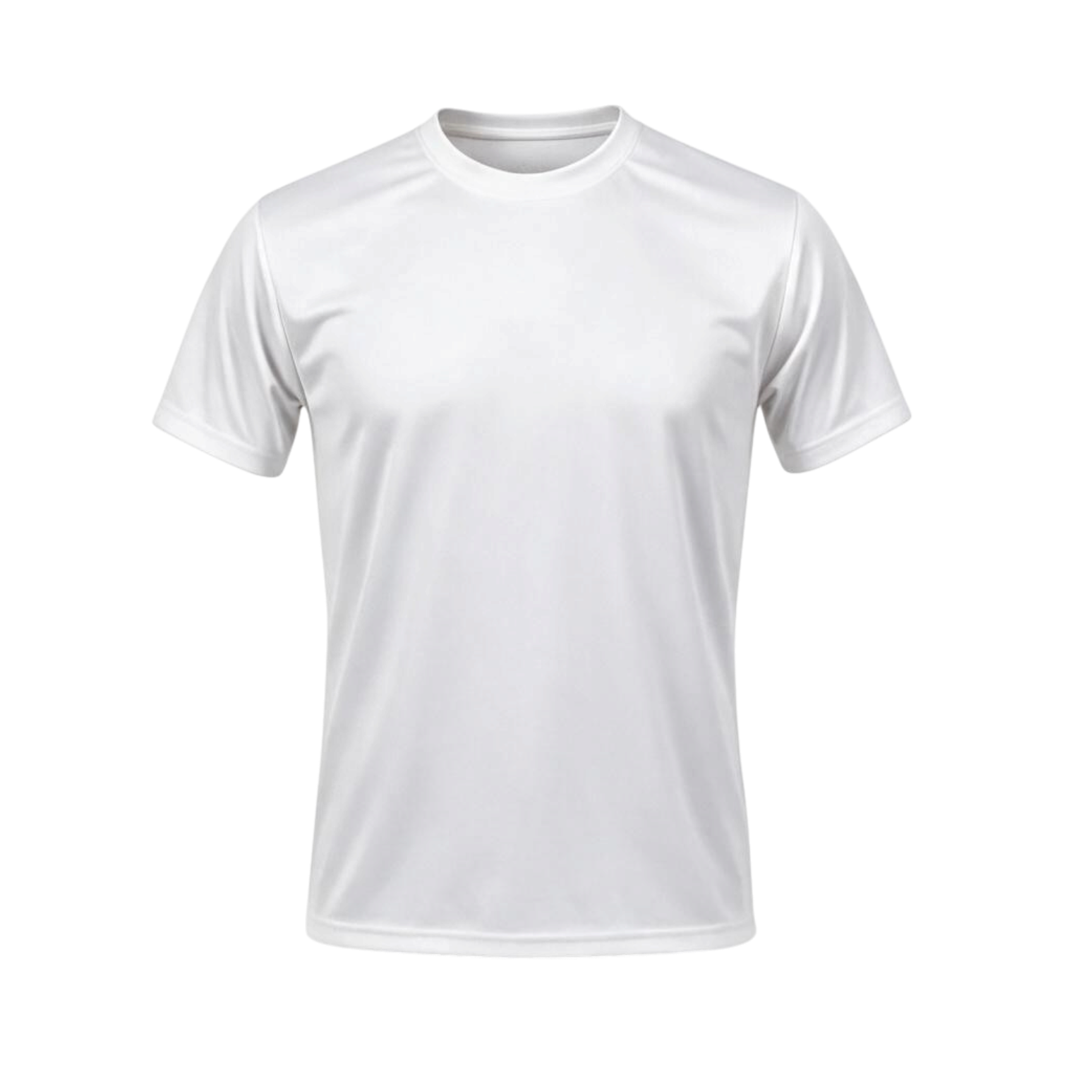 White_Crew_neck_polyester_T-Shirt_Front.png