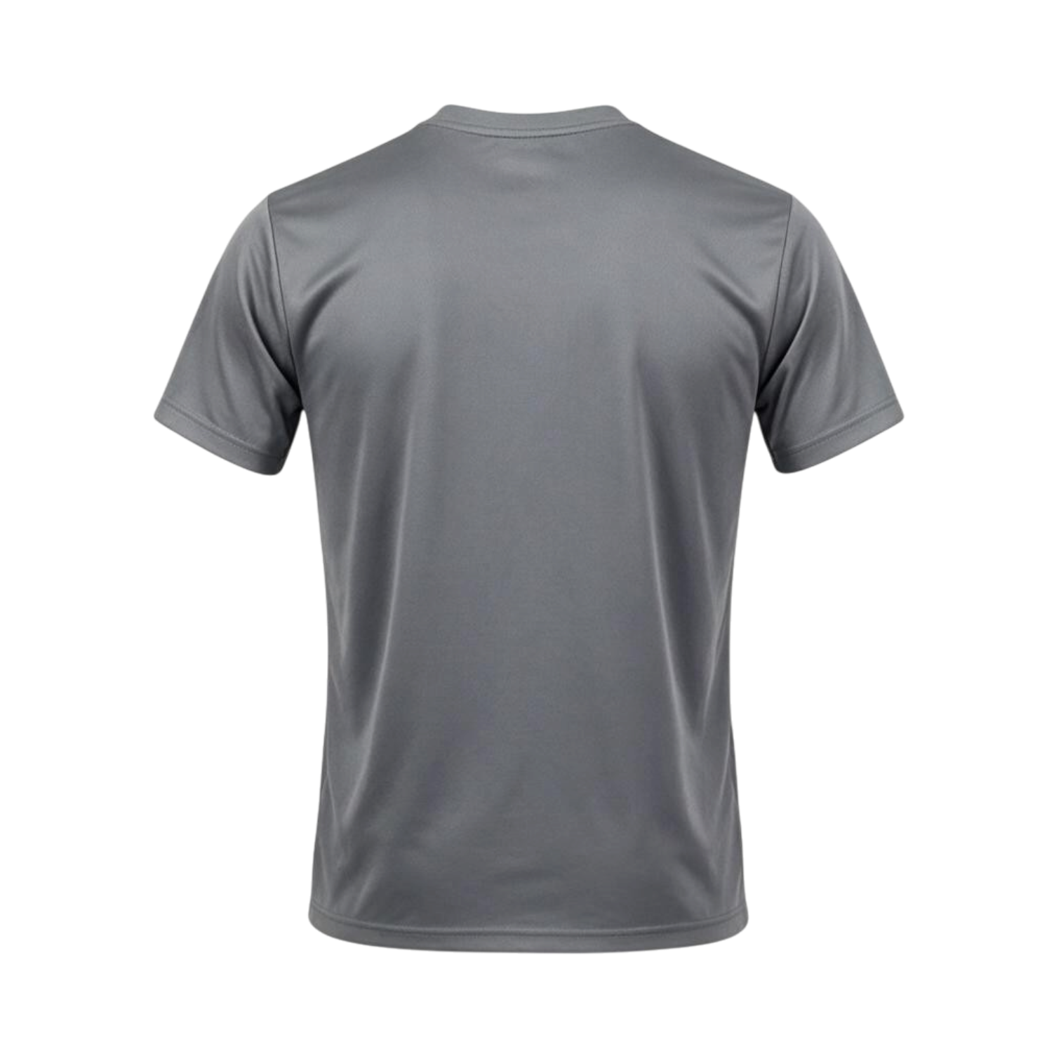 Gray_Crew_neck_polyester_T-Shirt_Back.png