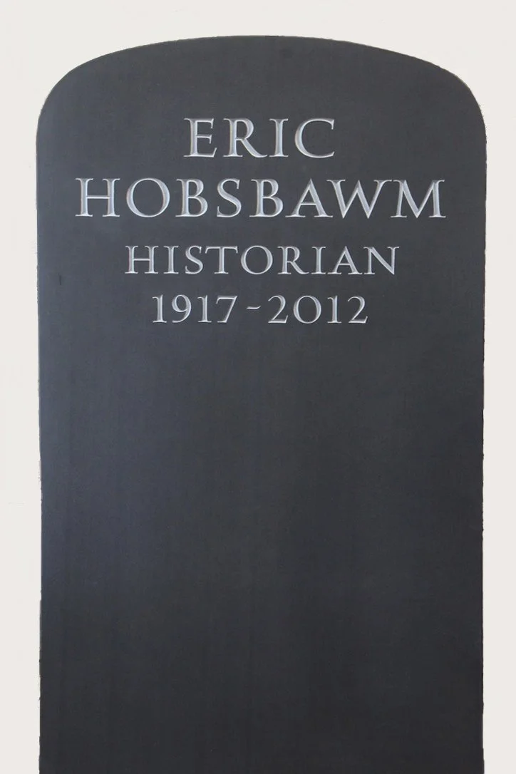 burlington grey slate headstone
