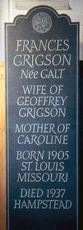 Cornish slate headstone