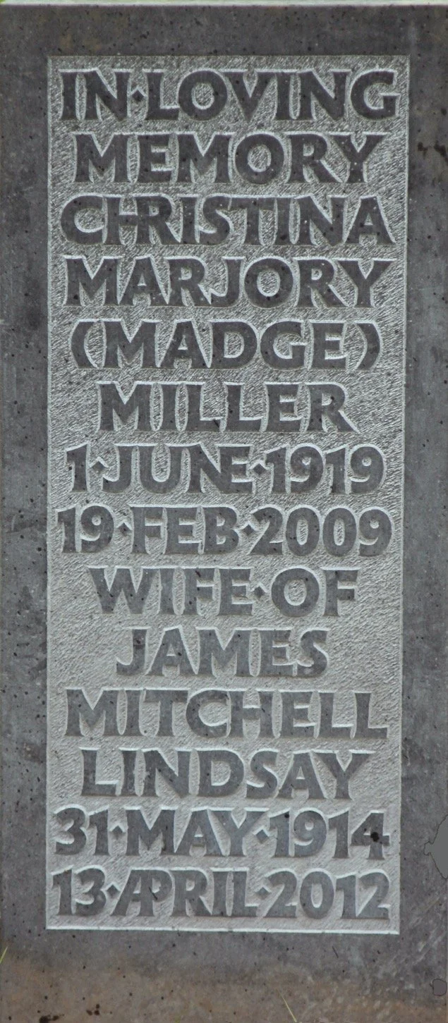 Blue Kilkenny limestone memorial