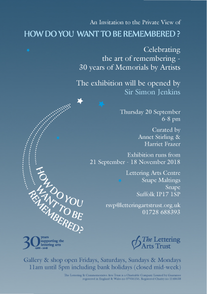 How do you want to be remembered?