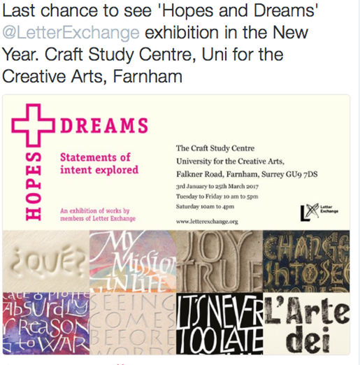 Hopes and Dreams exhibition