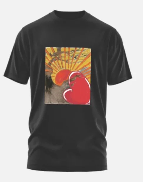 Heart and Sunburst Graphic Tee