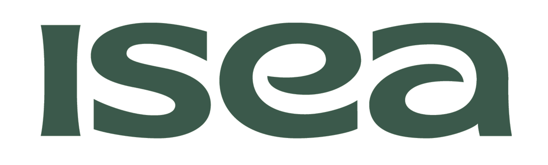 The logo of iSeas in bold, stylized font with a dark green color.