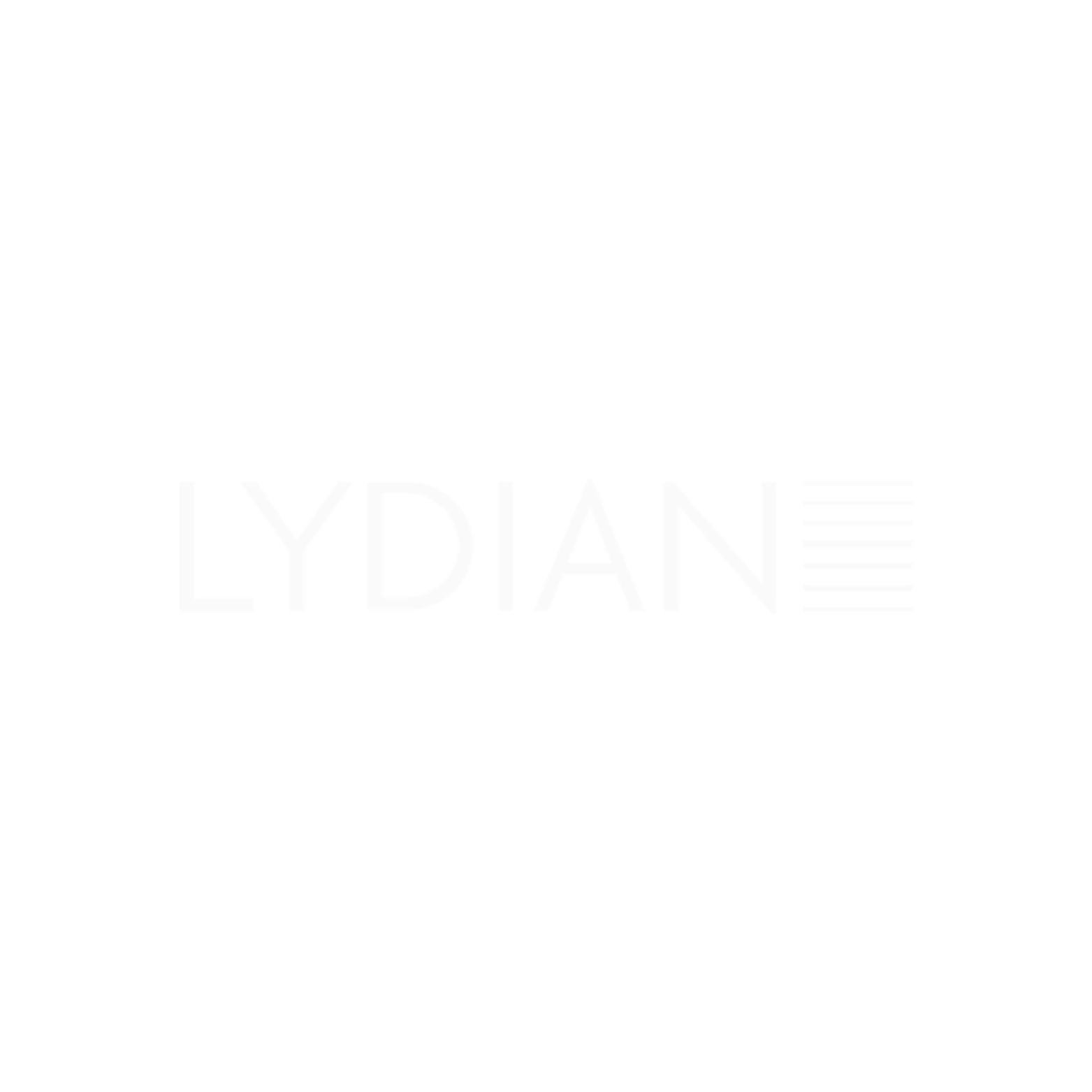 Black T-shirt with white text that reads "LYDANE".