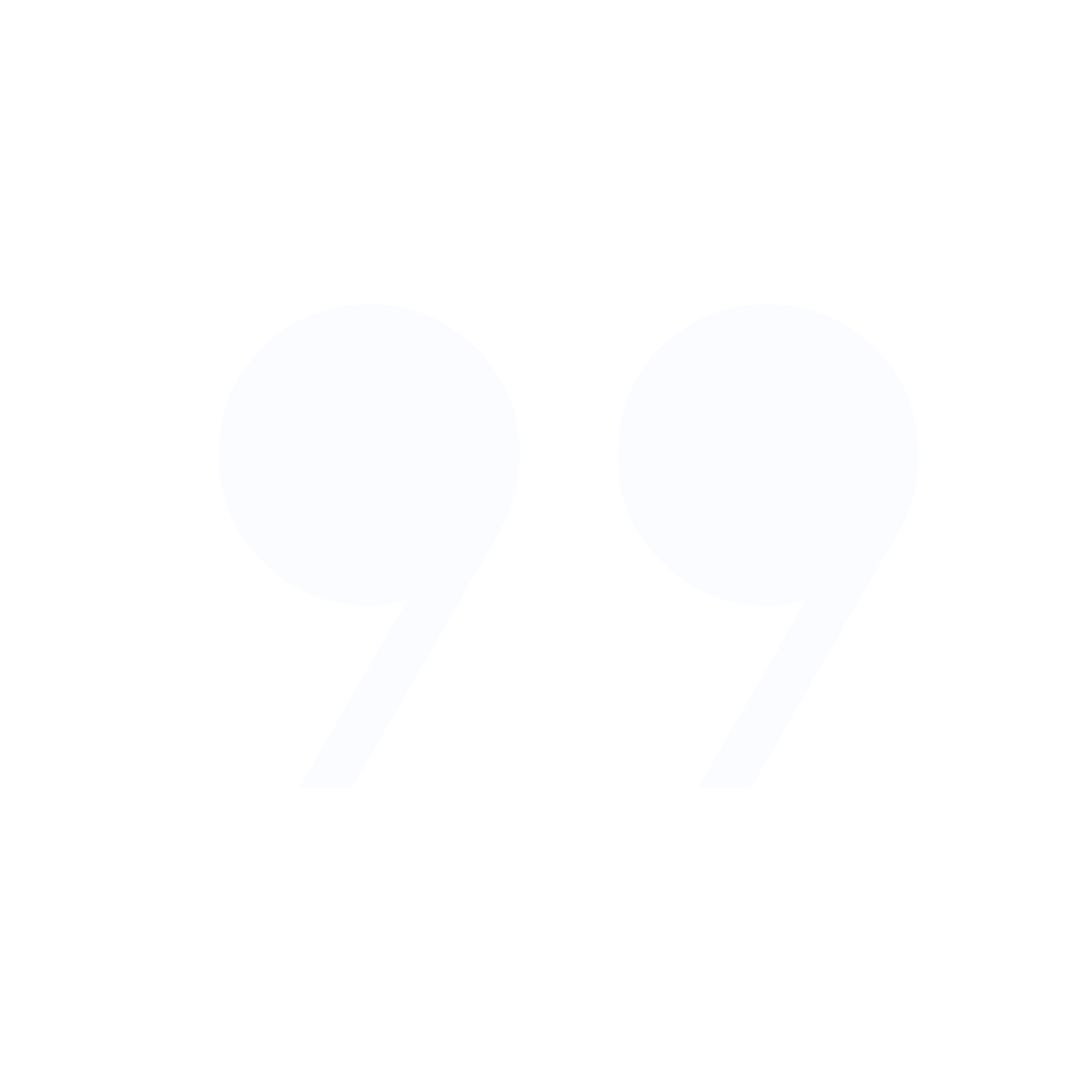 Black background with white quotation marks in the center.