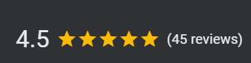 Customer review rating: 4.5 out of 5 stars based on 45 reviews.