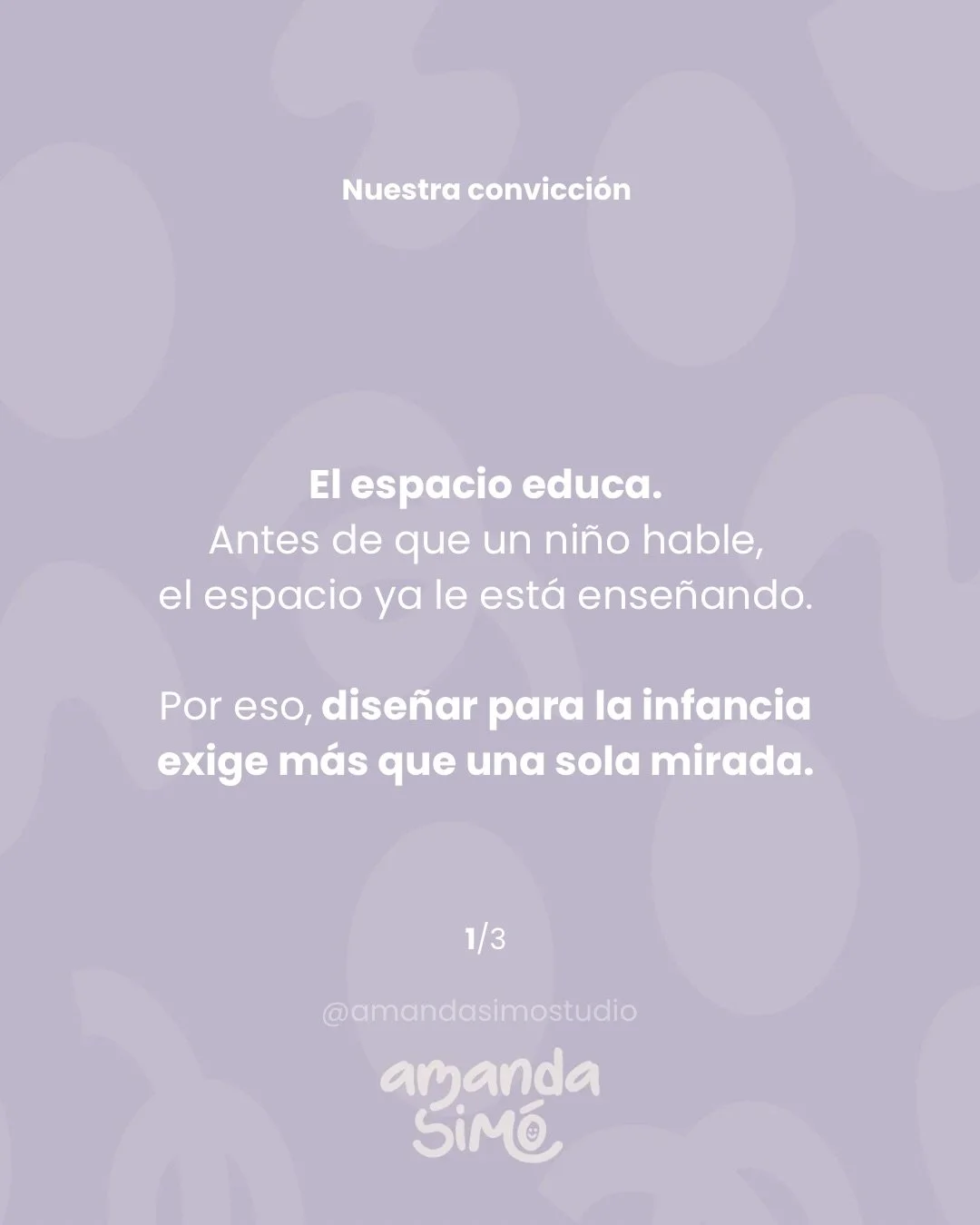 Dise&ntilde;ar para la infancia es una responsabilidad,
no solo una decisi&oacute;n est&eacute;tica. 

Por eso trabajamos de forma multidisciplinar &mdash;
porque el espacio influye en el desarrollo y la experiencia.

Si este enfoque resuena contigo,