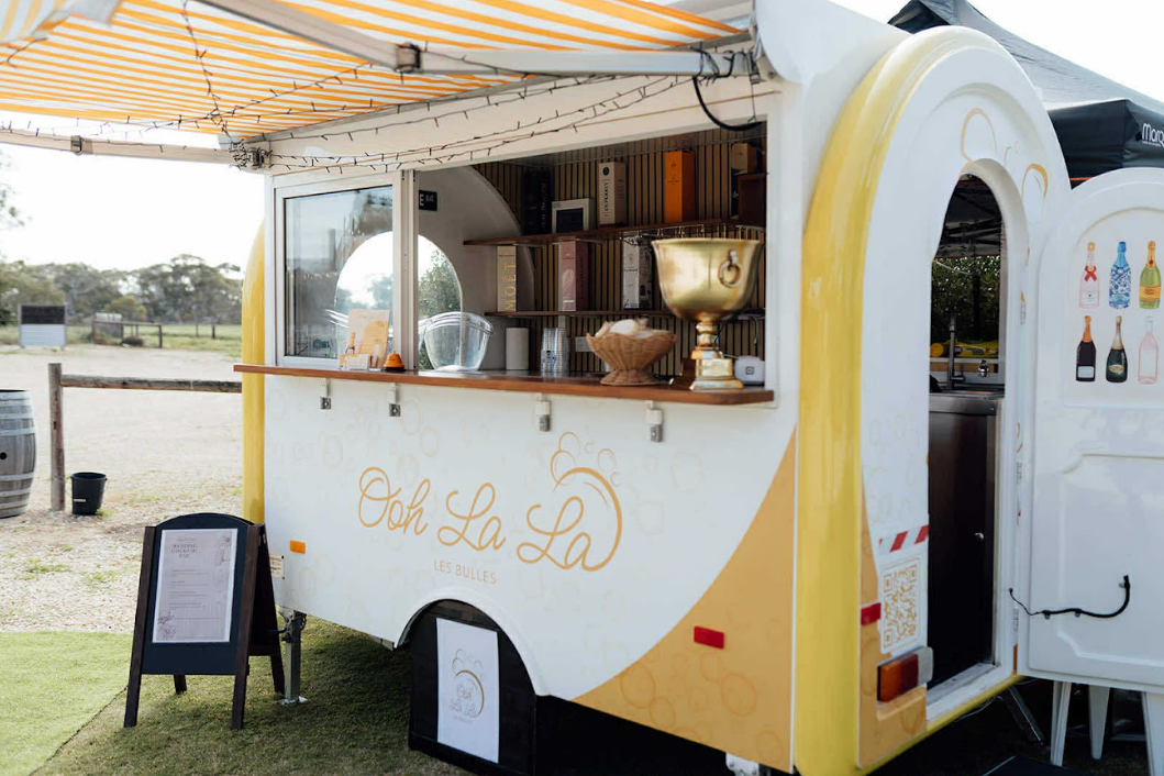 Ooh La La Les Bulles drinks trailer