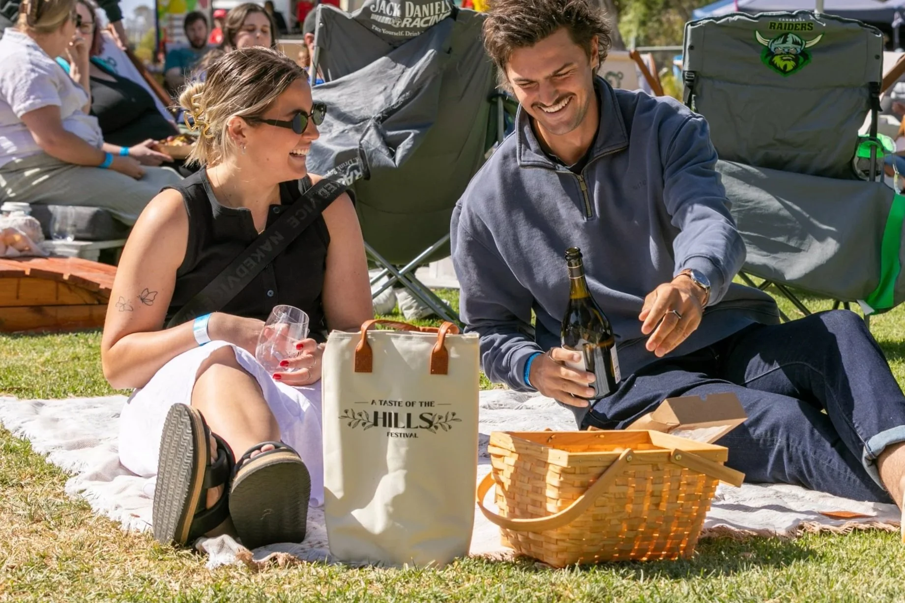 A Taste Of The Hills 2 Bottle Wine Cooler Bag