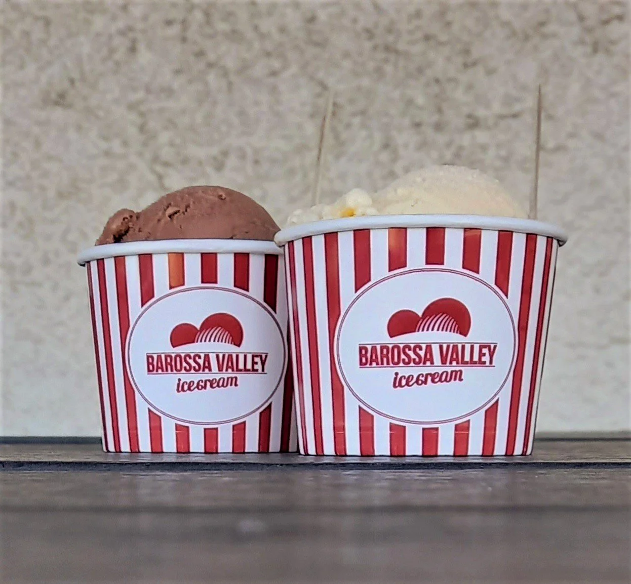 Barossa Valley Ice Cream Flavours In Cup