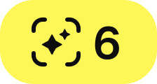 Gul pokertävling med siffran 6 och symboler som blinkande ljus.