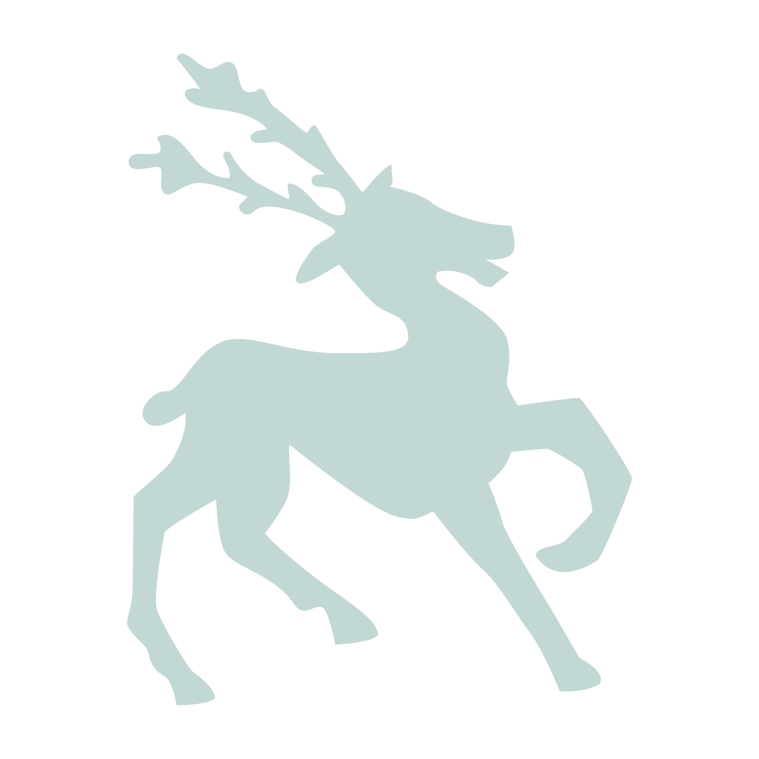 Wolverton Park stag illustration