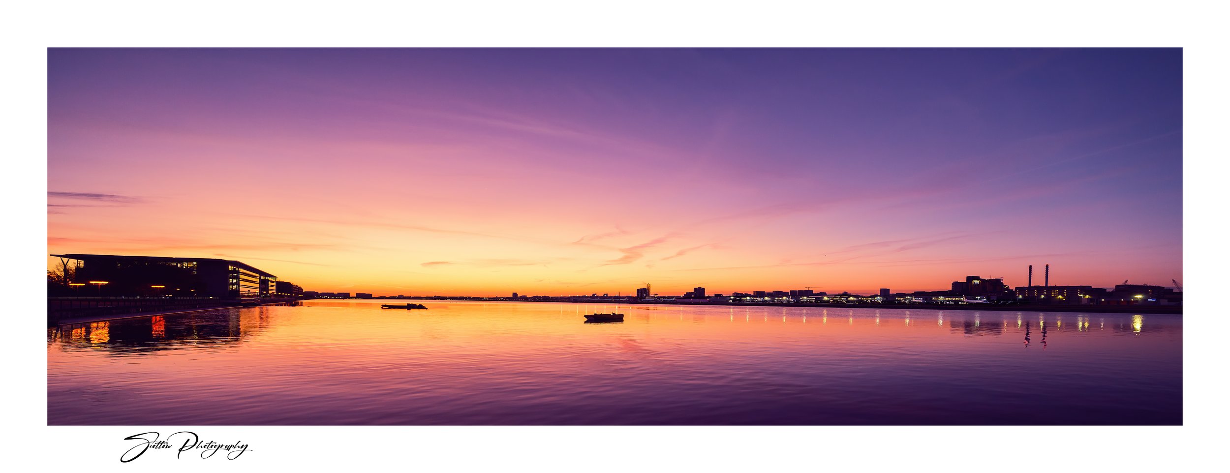 Sunrise Reflections on the Waterfront