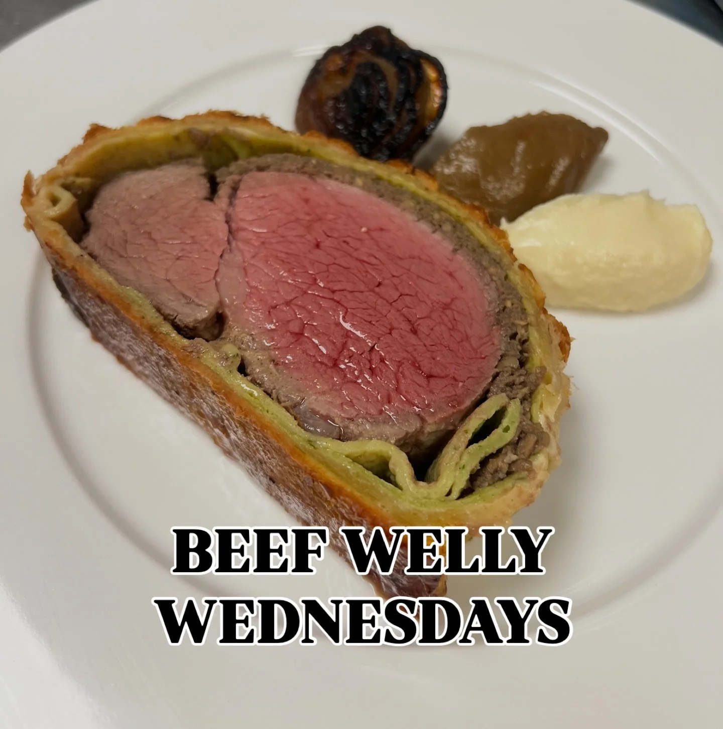 After a brilliant first Welly Wednesday Night at The George &amp; Dragon, we&rsquo;re doing it again.

Beef Wellington evenings
📅 18 February &amp; 25 March

70+ guests joined us last time and both dates are already booking up. Thank you so much for